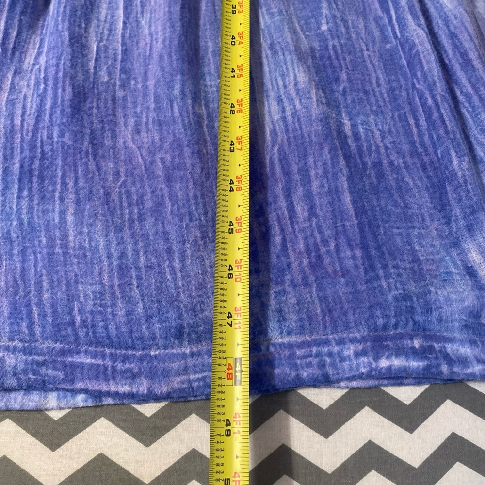 Sloop Jones Signed Dress 1 SZ Resort Wear Beachy Vacation Artsy Bohemian Midi - Picture 15 of 16